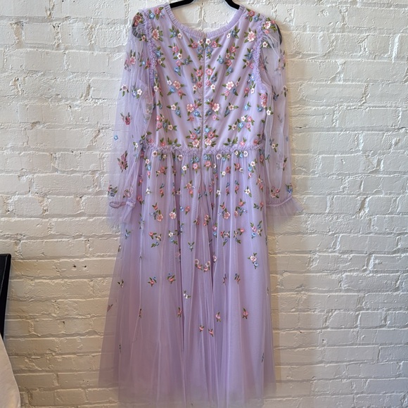 IVY CITY CO zinnia lavender bridesmaid dress Large - Picture 3 of 10